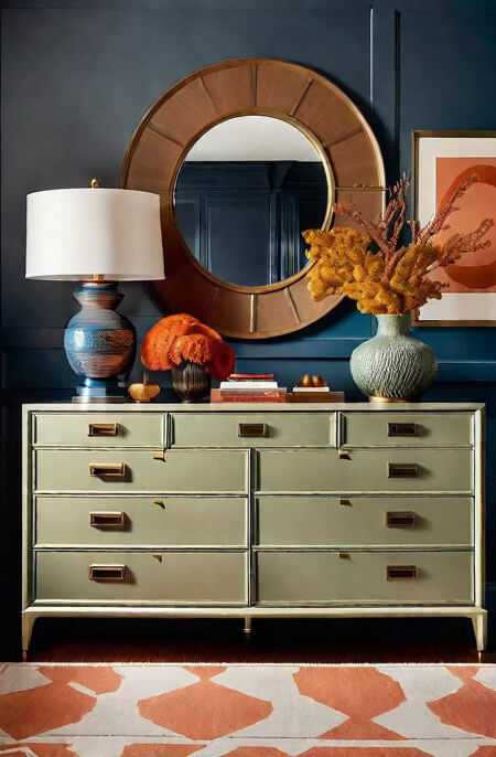 Ideas for decorating a dresser